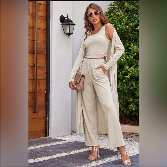 Pants - Pinky Cream Women's lounge Set